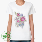 Женская футболка органик