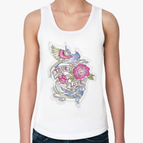 Женская майка с принтом Love