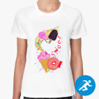 Женская спортивная футболка