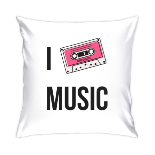 Подушка I Love Music