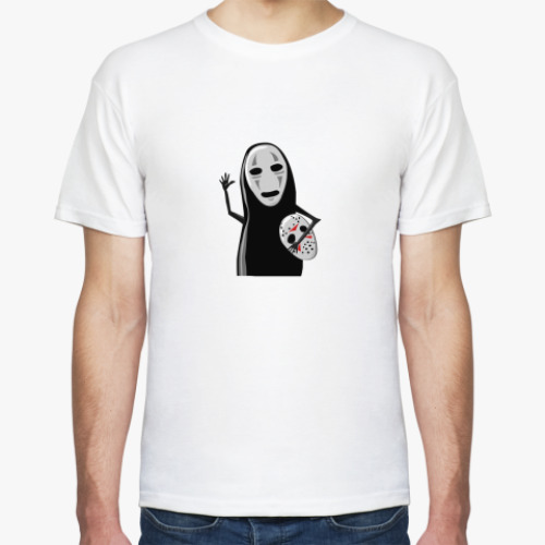 Футболка с принтом  Безликий