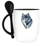 Кружка с ложкой