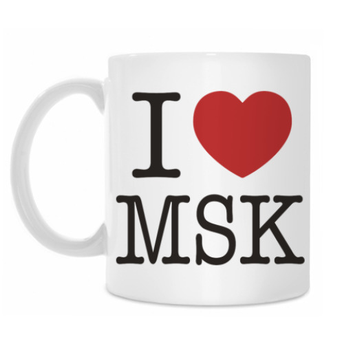 Кружка Я <3 Москву
