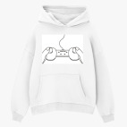 Толстовка худи оверсайз