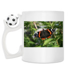 Кружка с футбольным мячиком