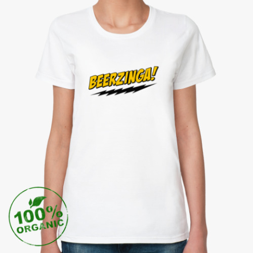 Женская футболка из органик-хлопка Beerzinga!