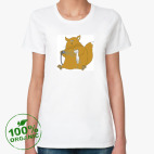 Женская футболка органик