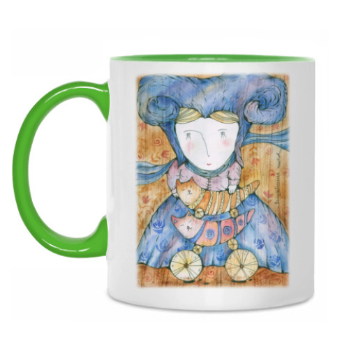 Кружка с принтом Волшебница Котов