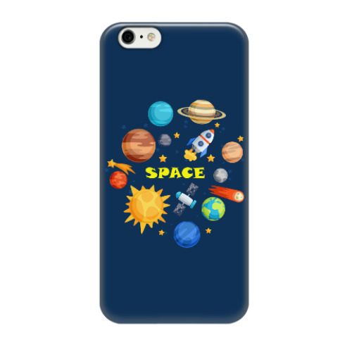 Чехол для iPhone 6/6s Space (Космос)