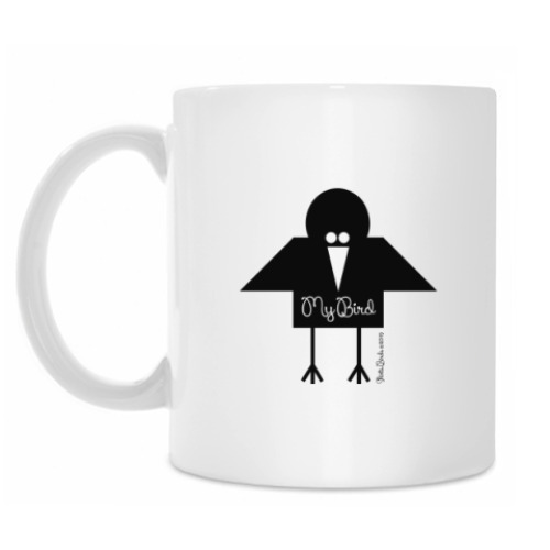 Кружка с принтом Моя птичка