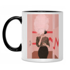 Кружка двухцветная