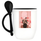 Кружка с ложкой