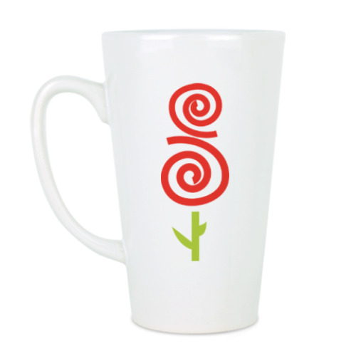 Чашка Латте с принтом 8 марта