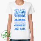 Женская футболка органик