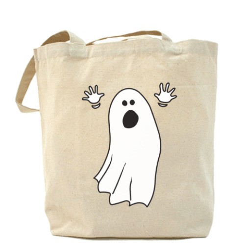 Сумка шоппер с принтом Привидение