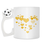 Кружка с футбольным мячиком