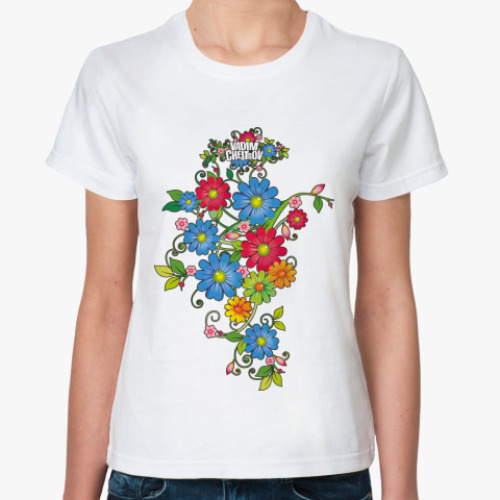Классическая футболка Flowers