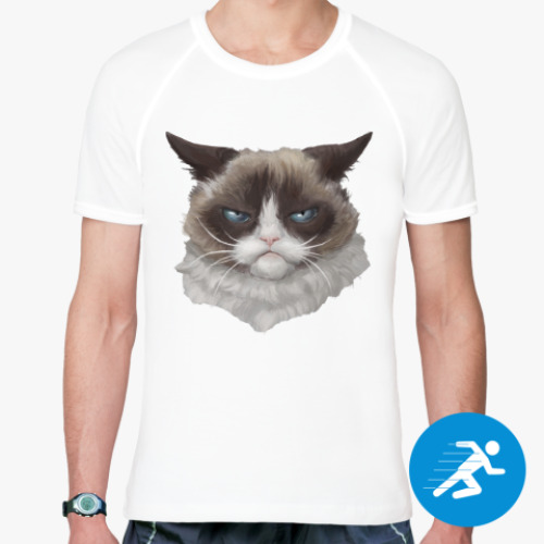 Спортивная футболка Grumpy Cat / Сердитый Кот