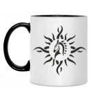 Кружка двухцветная