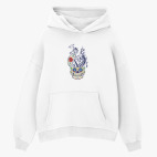 Толстовка худи оверсайз