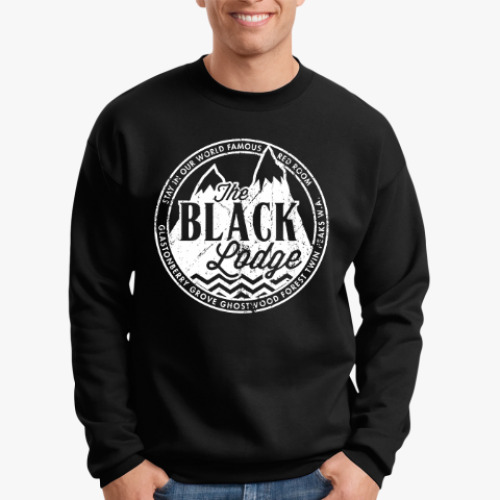 Свитшот Твин Пикс. Чёрный Вигвам