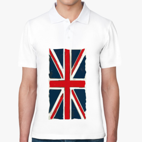 Рубашка поло с принтом British flag