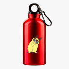 Металлическая бутылка 400 мл UV-DTF