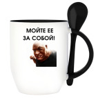 Кружка с ложкой