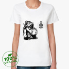 Женская футболка органик