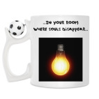 Кружка с футбольным мячиком