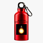 Металлическая бутылка 400 мл UV-DTF