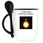 Кружка с ложкой