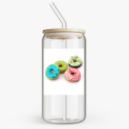 Банка с бамбуковой крышкой