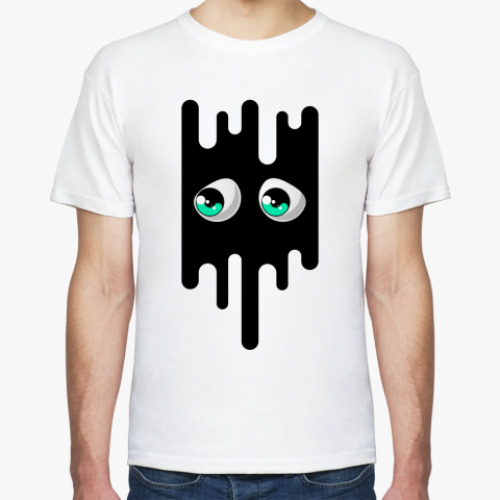 Футболка с принтом Грустный