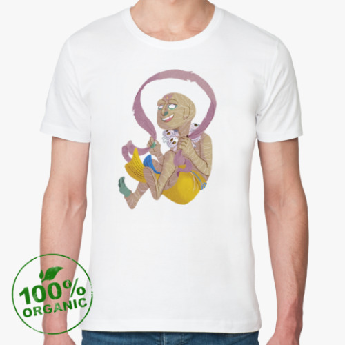 Футболка из органик-хлопка с принтом Мумия