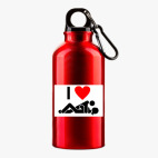 Металлическая бутылка 400 мл UV-DTF