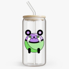 Банка с бамбуковой крышкой