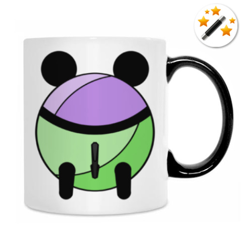 Кружка-хамелеон с принтом Green Upa Bear Steins;Gate