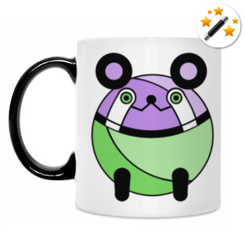 Кружка-хамелеон с принтом Green Upa Bear Steins;Gate