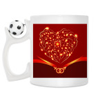 Кружка с футбольным мячиком
