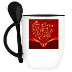 Кружка с ложкой