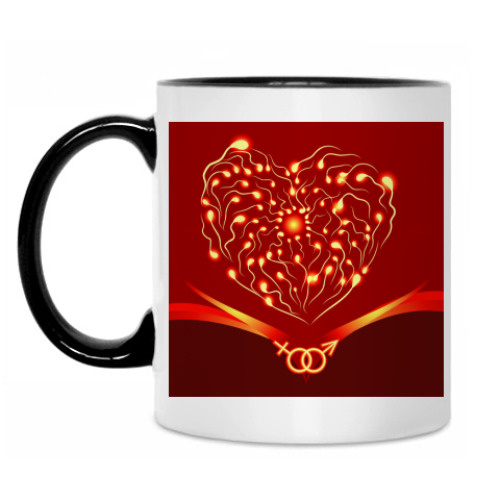 Кружка с принтом Секс