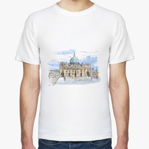 Футболка с принтом Ватикан - Собор Святого Петра