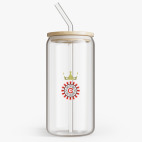 Банка с бамбуковой крышкой