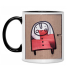 Кружка двухцветная