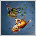  кошак на люстре