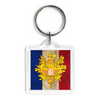 Брелок 3.9 x 3.9 см Герб Франции