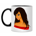 Кружка двухцветная