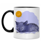 Кружка двухцветная