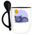 Кружка с ложкой